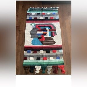 Wool Woven Multicoloured Tapestry Rug